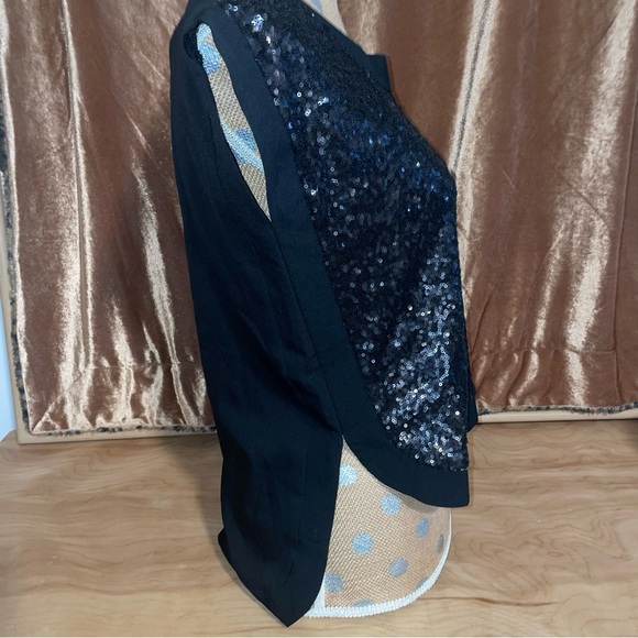 Ina Black Sequin Top - Picture 6 of 7